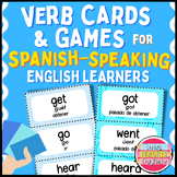 Past and Present Verb Cards + Games for Spanish Speaking E