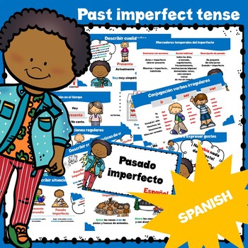 Preview of Past imperfect tense in Spanish / Pasado Imperfecto