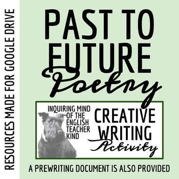 Preview of Past to Future Poem Template for High School Creative Writing (Google Drive)