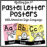 Pastel Alphabet Posters