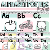 Pastel Alphabet Posters | Pastel Classroom Decor Alphabet 