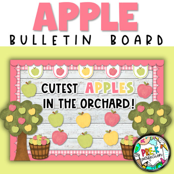 apple tree and a bushel full of fruit, easy coloring page. big shapes for  little kids. you can print it on standard 8.5x11 inch paper Stock  Illustration