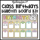 Pastel Birthday Bulletin Board Display Kit