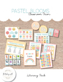 Pastel Blooms │ Classroom Decor │Literacy Pack