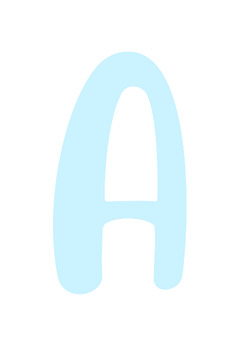 Preview of Pastel Blue Alphabet