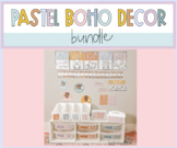 Pastel Boho Decor Collection Bundle - Calm Colors Decor