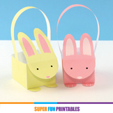 Bunny Basket paper craft