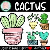 Pastel  Cactus Clipart !!! FREEBIE !!!