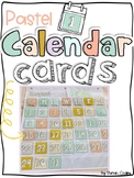 Pastel Calendar Cards
