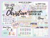 Pastel Christian Classroom Decor Kit Bundle