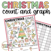 Pastel Christmas Count and Graph Activity