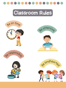 Preview of Pastel Classroom Poster