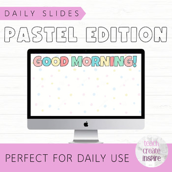 Preview of Pastel Daily Slides