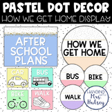 Pastel Dot How We Get Home Display