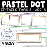 Pastel Dot Tags and Labels