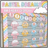Pastel Dreams Classroom Decor: Birthday Display | Bulletin Board