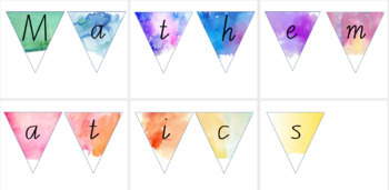 Preview of Pastel Editable Classroom Displays PACK
