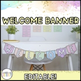Pastel Editable Welcome Banner