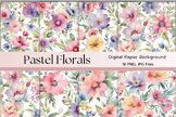Pastel Florals Digital Paper