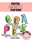 Pastel GRAPES Posters