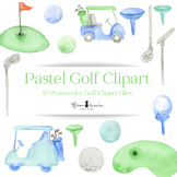 Pastel Golf Clipart