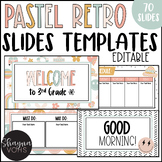 Pastel Google Slides Templates with Timers - Daily Agenda 