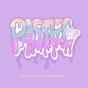 Preview of Pastel Goth Halloween Font