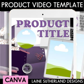 Preview of Pastel Halloween Product Canva Template