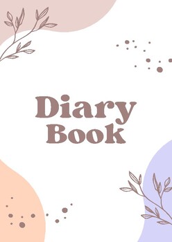 Preview of Pastel Hand-Drawn Diary Book Cover