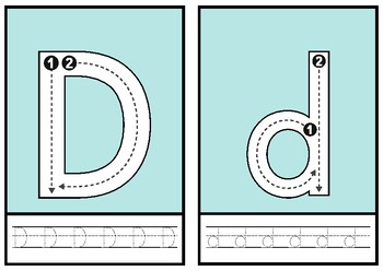 Pastel Letter Tracing by Miss Rawlings Version | TPT