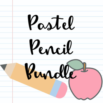 Preview of Pastel Pencil Growing Bundle
