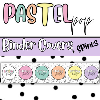 Preview of Pastel Pop Binger Covers and Spines