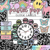 Pastel Pop Decor Bundle Clock Labels