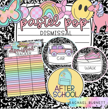 Preview of Pastel Pop Decor Bundle Dismissal