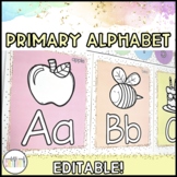 Pastel Primary Alphabet Posters