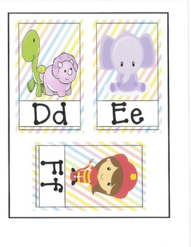 Pastel Rainbow ABC Flashcards by Mini Monster's Classroom | TpT
