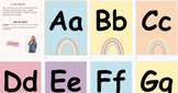 Pastel Rainbow Alphabet Posters 