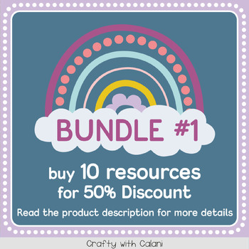 Preview of Pastel Rainbow Classroom Theme  Bundle #1 - 100% Editable
