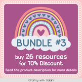 Pastel Rainbow Classroom Theme  Bundle #3 - 100% Editable