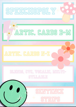 Preview of Pastel Retro 10-Drawer Cart Labels (Editable)