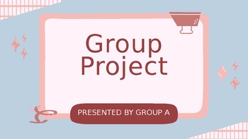 Preview of Pastel School Group Project Education Presentation