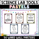Pastel Science Classroom Decor | Science Lab Tools Bulleti
