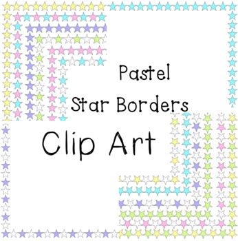 purple star border clip art