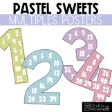 Pastel Sweets Classroom Decor | Skip Counting Multiples Posters