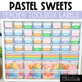 Pastel Sweets Classroom Decor | Teacher Toolbox Labels - E