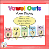 Pastel Vowel Owls