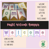 Pastel Welcome Banner - free!