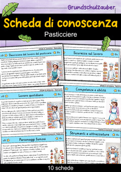 Preview of Pasticciere - Scheda di conoscenza - Professioni (italiano)