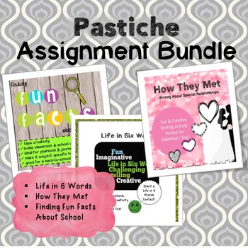 Preview of Pastiche Assignment Bundle
