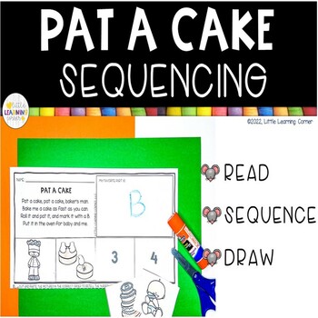 Preview of Pat a Cake Sequencing | Nursery Rhymes Retelling Cards